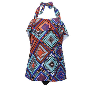 Sexy Print Tankini Set